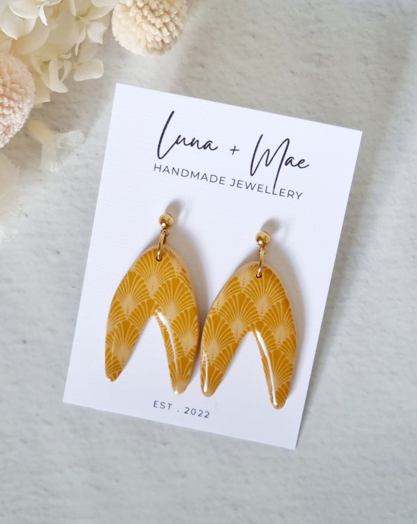 Timeless Mustard Dangle - Luna + Mae