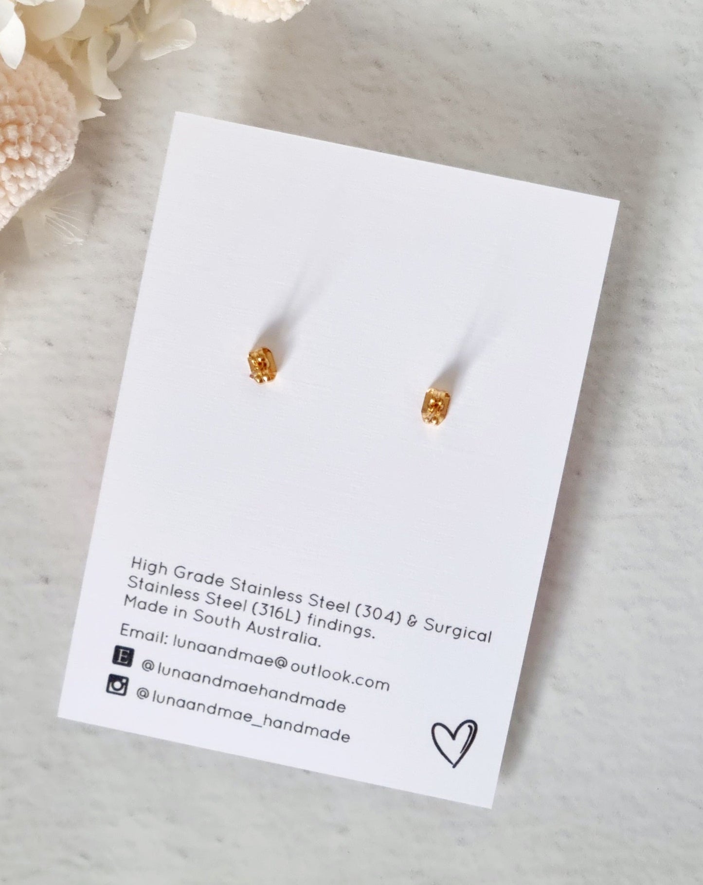 Timeless Navy Spotty Dangle - Luna + Mae