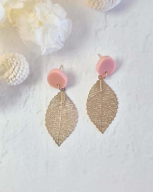 Lumiere Blush Pink Dangle Earrings
